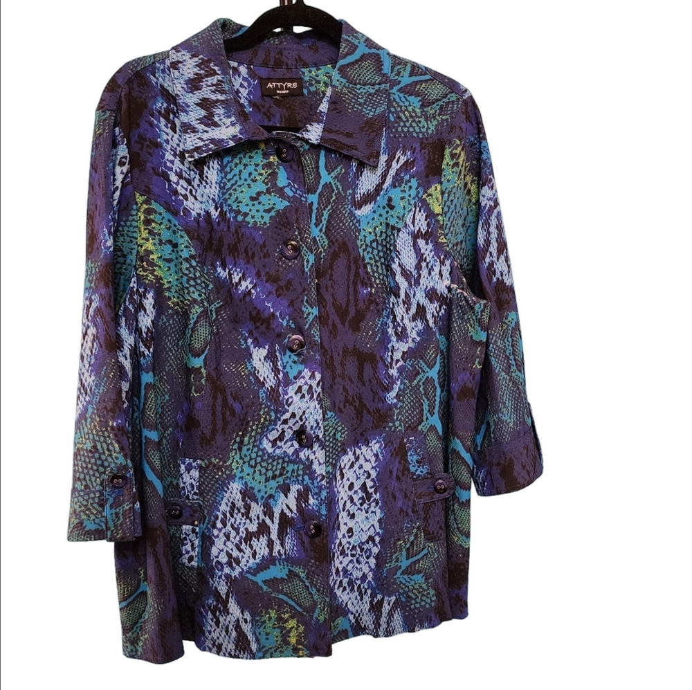 Attyre Multi Colored Jacket - image 1